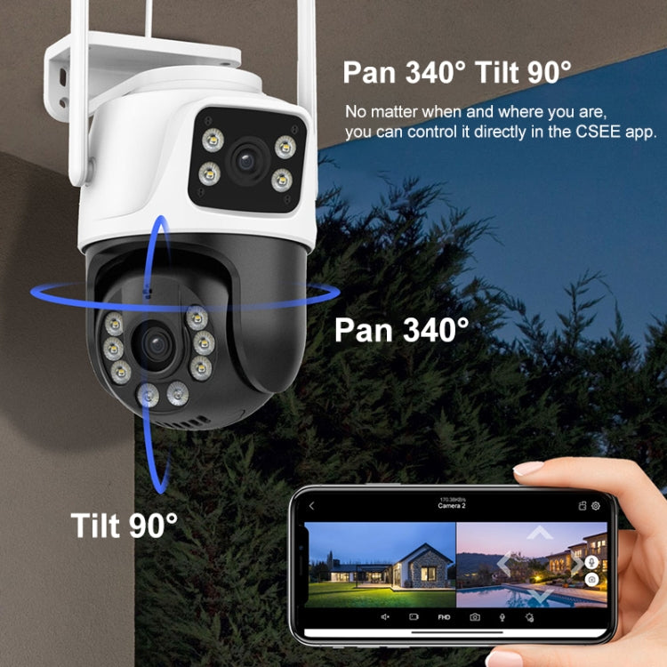 QX101 6MP WiFi Dual Camera Supports Two-way Voice Intercom & Infrared Night Vision, QX101 QX101 6MP WiFi Dual Camera Supports Two-way Voice Intercom & Infrared Night Vision, QX101
